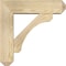 Ekena Millwork Legacy Craftsman Rough Sawn Bracket w/ Offset Brace, Douglas Fir, 6"W x 20"D x 20"H BKT0604X20X20LEC04RDF - alternate 3